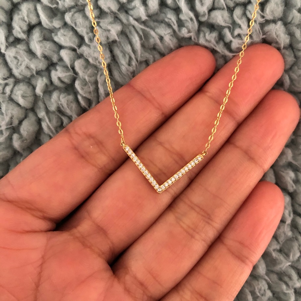 Nadri - chevron necklace